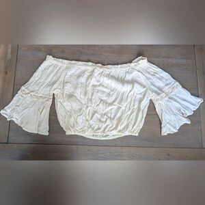 Altar'd State Ivory Lace Blouse